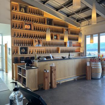 Tantalus Vineyards - wine wall - Wineries Near Me - Kelowna, British Columbia Tantalus Vineyards - wine wall - Wineries Near Me - Kelowna, British Columbia