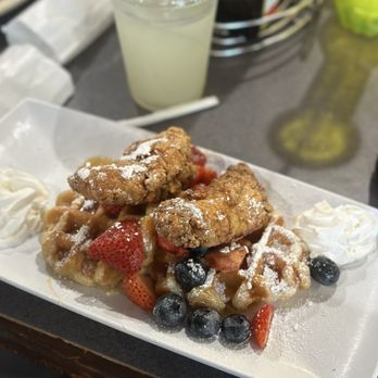 Lux Cafe - Chicken and Waffles - Breakfast & Brunch Near Me - New Orleans, Louisiana