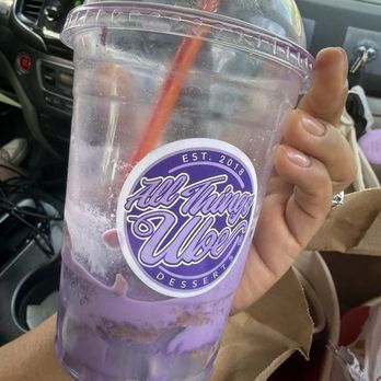 All Things Ube Desserts - You can only tastes all the UBE Ice cream ! I ended up eating all because I don't wanna waste my 9 bucks . - Desserts Near Me - San Diego , California All Things Ube Desserts - You can only tastes all the UBE Ice cream ! I ended up eating all because I don't wanna waste my 9 bucks . - Desserts Near Me - San Diego , California