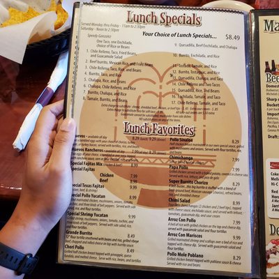 Menu photo 2 Dos Fuentes Ypsilanti, MI