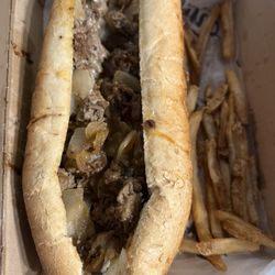 Tono Pizzeria + Cheesesteaks - Cheesesteaks minus a few fries