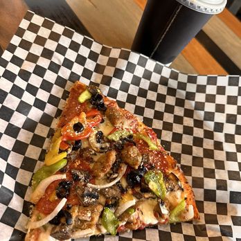 Pizanos Pizza - Slice Combination pizza with small drink - Pizza Near Me - Reno, Nevada Pizanos Pizza - Slice Combination pizza with small drink - Pizza Near Me - Reno, Nevada