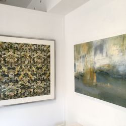 ZIA Gallery - Lisa A. Frank photography and Beverly Zawitkoski painting.