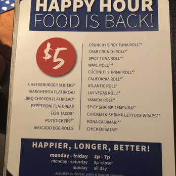 Kona Grill - Baltimore - Happy Hour Menu. - New American Near Me - Baltimore, Maryland Kona Grill - Baltimore - Happy Hour Menu. - New American Near Me - Baltimore, Maryland