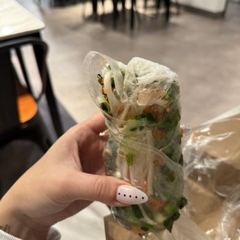 Wrap n’ Roll - Not fully wrapped roll w/hard rice paper - Vietnamese Near Me - Clackamas, Oregon Wrap n’ Roll - Not fully wrapped roll w/hard rice paper - Vietnamese Near Me - Clackamas, Oregon