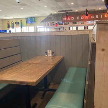 Mad Cow Grill - A booth...it's a very casual place - American Near Me - Laurel, Maryland Mad Cow Grill - A booth...it's a very casual place - American Near Me - Laurel, Maryland
