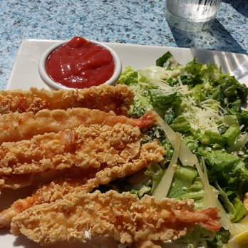Doc's Marina Grill - Prawns and chips. I actually opted for the side salad. - American Near Me - Bainbridge Island, Washington Doc's Marina Grill - Prawns and chips. I actually opted for the side salad. - American Near Me - Bainbridge Island, Washington