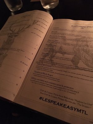 Menu photo 8 Le Speakeasy Montreal, QC