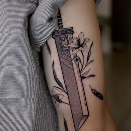 Buster Sword done by Gary at inkxtreme Buster Sword done by Gary at inkxtreme