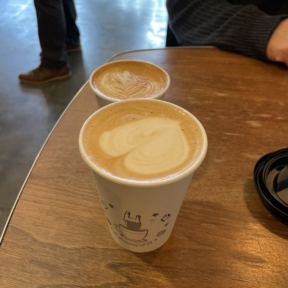 Oat milk latte Oat milk latte