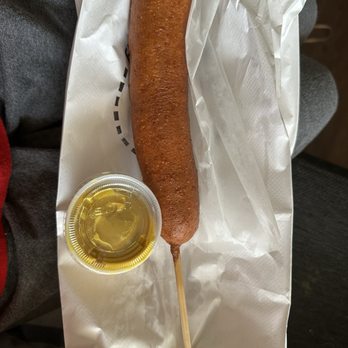 Franks-A-Lot - All Beef Frank made into a corn dog for .75 more - Hot Dogs Near Me - Portland, Oregon Franks-A-Lot - All Beef Frank made into a corn dog for .75 more - Hot Dogs Near Me - Portland, Oregon