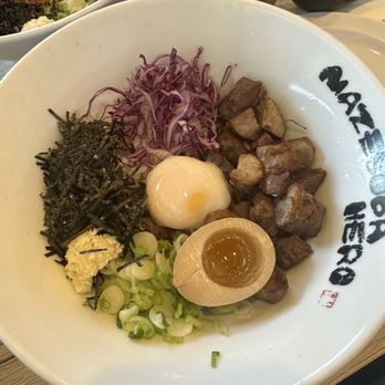 Mazesoba Hero - Saikoro Diced Marinated Pork Belly - Ramen Near Me - Walnut, California Mazesoba Hero - Saikoro Diced Marinated Pork Belly - Ramen Near Me - Walnut, California