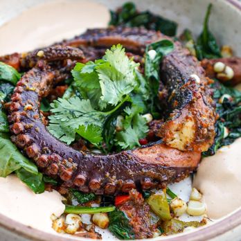 Toasted Gastrobrunch - Grilled Octopus (go to my Instagram for more @melshealthybowl) - Breakfast & Brunch Near Me - Oceanside, California Toasted Gastrobrunch - Grilled Octopus (go to my Instagram for more @melshealthybowl) - Breakfast & Brunch Near Me - Oceanside, California