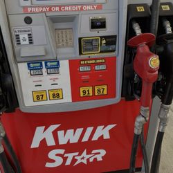 Kwik Star - Gasoline choices at the pump with it with out booze