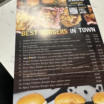 All Out Burger - Menu (1) - Hot Dogs Near Me - Ottawa, Ontario