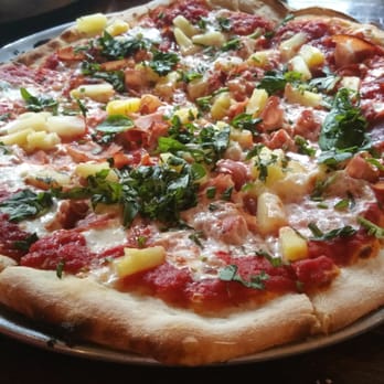 Screaming Banshee Pizza - Created my own Hawai pizza with pineapples and prosciutto - Pizza Near Me - Bisbee, Arizona Screaming Banshee Pizza - Created my own Hawai pizza with pineapples and prosciutto - Pizza Near Me - Bisbee, Arizona
