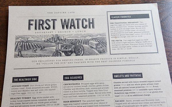 Menu photo 1 First Watch Richmond, VA Menu photo 1 First Watch Richmond, VA