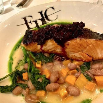 EPIC Steak - Salmon...cooked to perfection with a huckleberry glaze...scrumptious. - Steakhouses Near Me - San Francisco, California EPIC Steak - Salmon...cooked to perfection with a huckleberry glaze...scrumptious. - Steakhouses Near Me - San Francisco, California