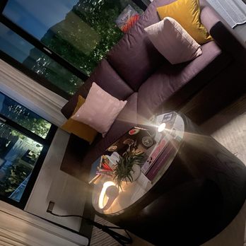 Sanctuary Camelback Mountain - Nighttime view, great relaxing sofa. - Venues & Event Spaces Near Me - Paradise Valley, Arizona