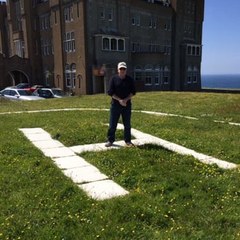 Tintagel Castle - The hotel heli-pad - Landmarks & Historical Buildings Near Me - Tintagel, CON