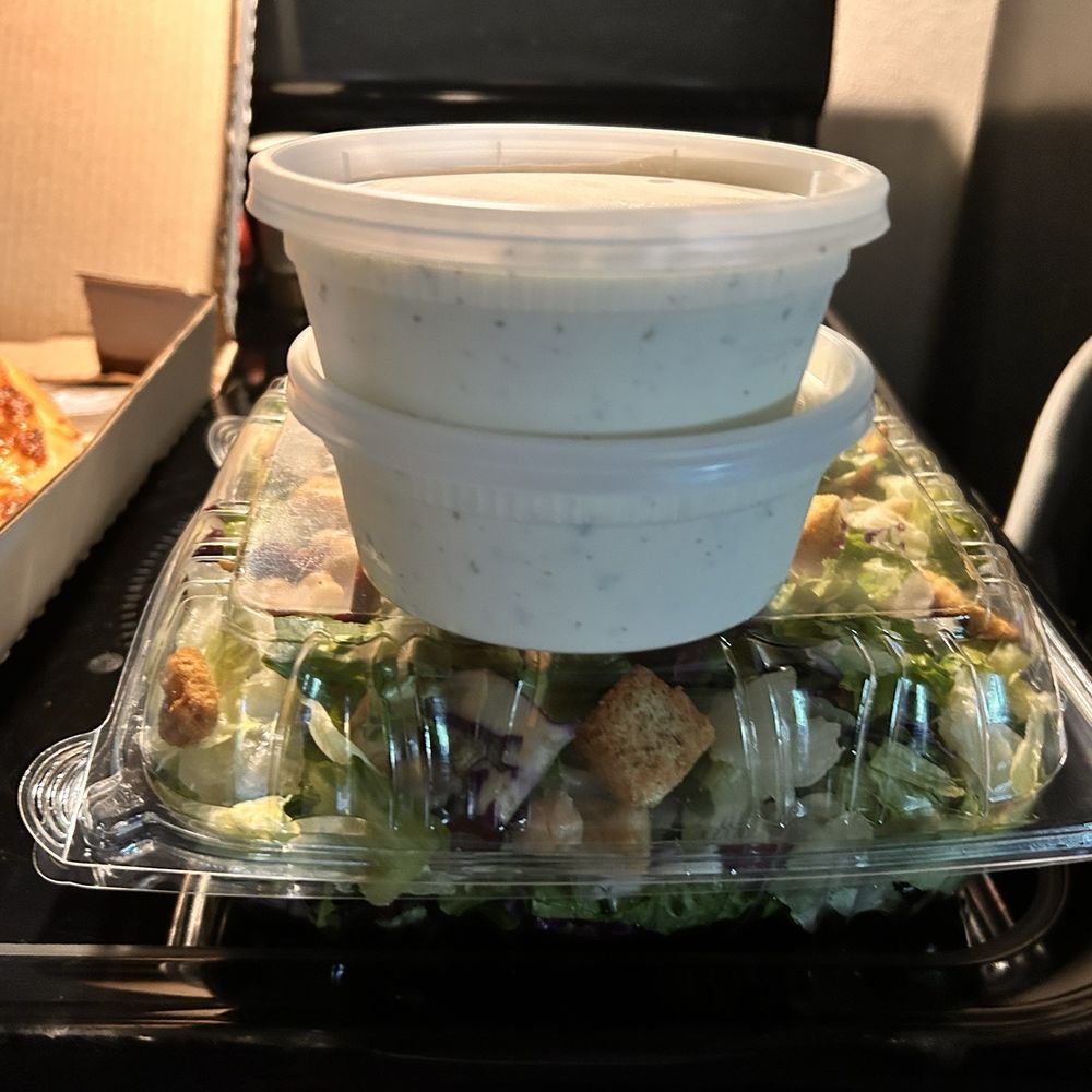 Rick's New York Style Pizza - Salads and lots of ranch dressing - Pizza Near Me - Lodi, California Rick's New York Style Pizza - Salads and lots of ranch dressing - Pizza Near Me - Lodi, California