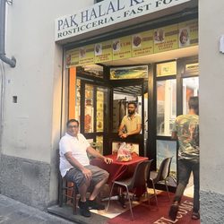 Pak Helal Kebab - Mr Omar w my husband.