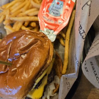 Jaggers - Crazy good cheeseburger meal with large fries - Burgers Near Me - Indianapolis, Indiana