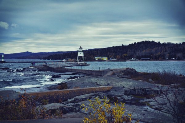 Grand Marais Lighthouse by null