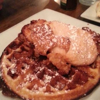 Commonwealth - janky chicken breast and waffle $10 - weekend brunch - Beer Bar Near Me - Modesto, California