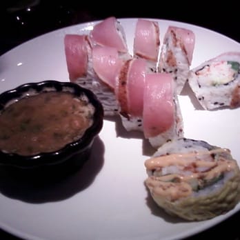 Sushi Lounge - Poway - Tsunami Roll (with one piece from a Cajun Shrimp Roll) - Sushi Bars Near Me - Poway, California