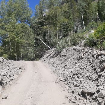 Crystal Mill - Trail after recent mudslides - Landmarks & Historical Buildings Near Me - Carbondale, Colorado