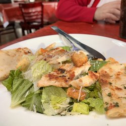 Pizzaiolo's Pizza & Pasta - Chicken Cesar Salas with ROMAN not iceberg lettuce yummmmm