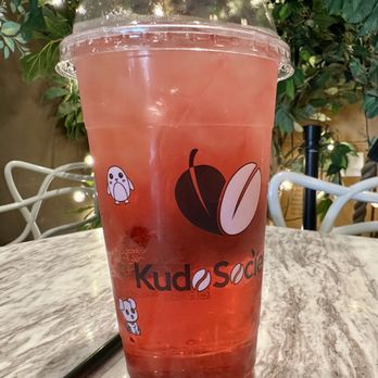 Pizza X Cafe - My blend for the perfect iced tea: Blueberry and Hibiscus - Pizza Near Me - Palisades Park, New Jersey