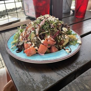 Water Pig BBQ - Watermelon feta salad -- perfect late summer dinner. - Barbeque Near Me - Pensacola Beach, Florida Water Pig BBQ - Watermelon feta salad -- perfect late summer dinner. - Barbeque Near Me - Pensacola Beach, Florida