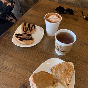Barefoot Coffee Campbell - Delightful almond butter and honey toast and one with black walnut jam! - Coffee & Tea Near Me - Campbell, California Barefoot Coffee Campbell - Delightful almond butter and honey toast and one with black walnut jam! - Coffee & Tea Near Me - Campbell, California