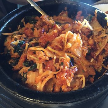 Shik Do Rak - 1. Nakji Dolsot Bibimbob(Octopus Rice Stone Pot)-after stirred - Korean Near Me - Northridge, California