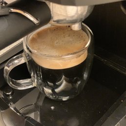 Didn't get a chance to take pics. This is just my espresso! Didn't get a chance to take pics. This is just my espresso!