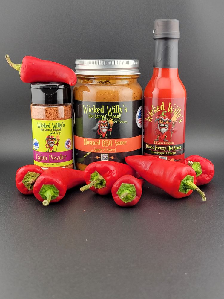 Wicked Willy's Hot Sauce Company Logo
