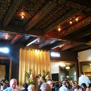 Wine Cask - inside during reception - New American Near Me - Santa Barbara, California
