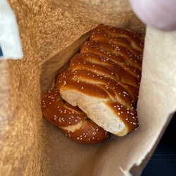 Fresh mini pretzels