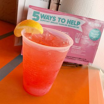 Hooters - Pink vodka strawberry lemonade - American Near Me - Miami, Florida Hooters - Pink vodka strawberry lemonade - American Near Me - Miami, Florida