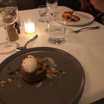 The Gage - Chocolate coconut bavarois - New American Near Me - Chicago, Illinois
