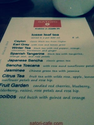 Menu photo 1 Satori Cafe Kraków, MA