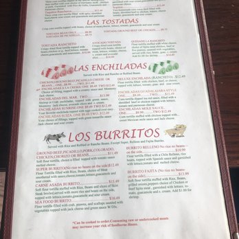Ranchito Mexican Restaurant - Menu - Mexican Near Me - Milton, Washington