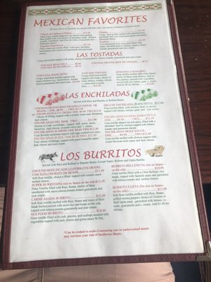 Menu photo 1 Ranchito Mexican Restaurant Milton, WA