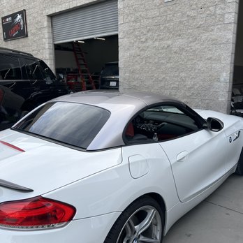 Stormi Customs - Roof and mirror wrapped in this beautiful silver - Vehicle Wraps Near Me