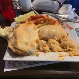 Turkey Ruben w/fries and cole slaw Turkey Ruben w/fries and cole slaw