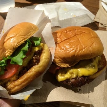 Shake Shack River North - Cheeseburger and the Smoke Shack! Soo good! - Burgers Near Me - Chicago, Illinois