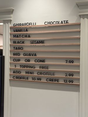 Menu photo 3 Buena's Organic Soft Serve Burlingame, CA