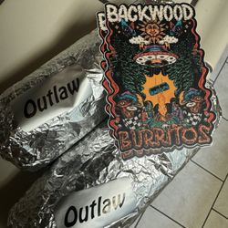 Backwood Burritos - Outlaw burrito and stickers